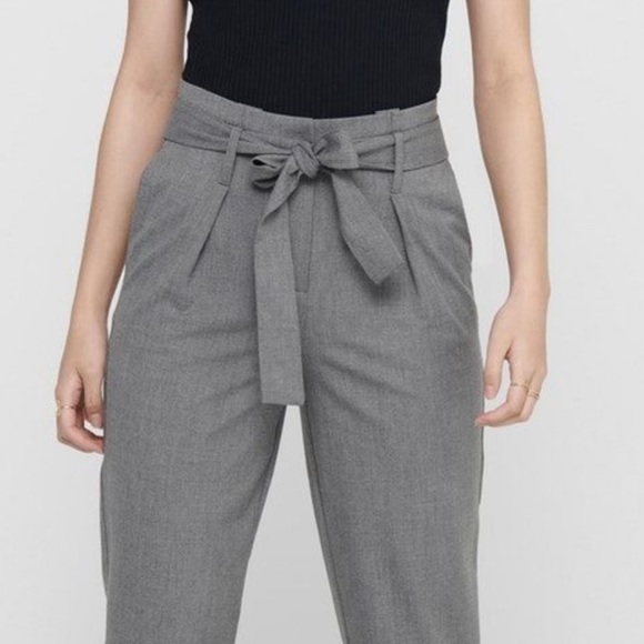 Only Nicole Paperbag Ankle Pants (15160446) - Picture 6 of 12